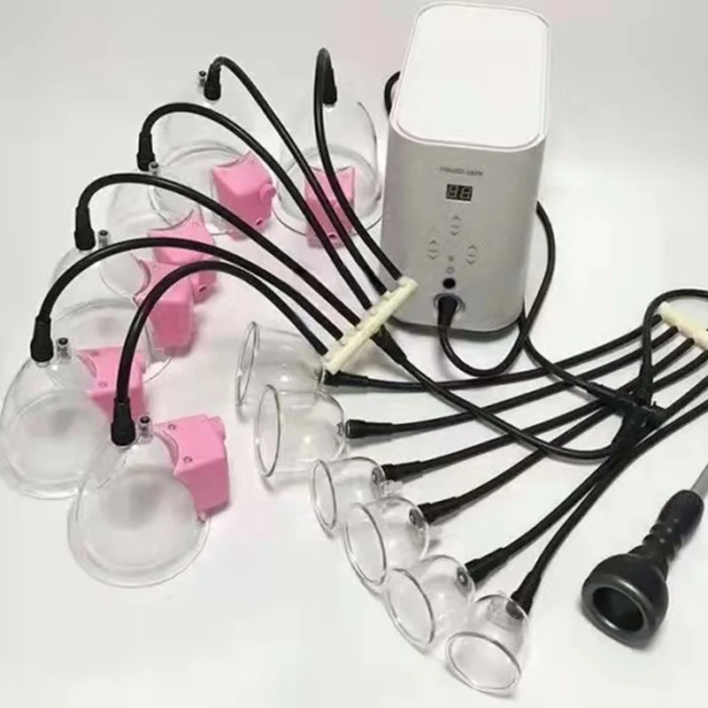 

32 Cups Buttocks Vacuum Suction Butt Lifting Enhancer Breast Enlargement Body Cupping Massager Machine