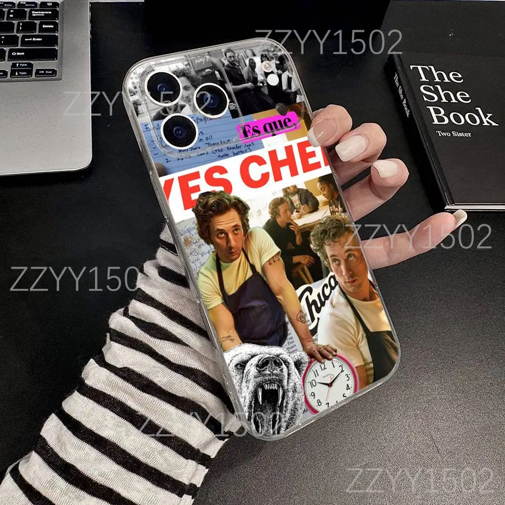 حافظة هاتف The Bear TV Show Carmen لهاتف iPhone 17,16,15,14,13,12,11 Pro,Max,Plus,X,XS,XR,SE4,E Mini شفافة ناعمة #2