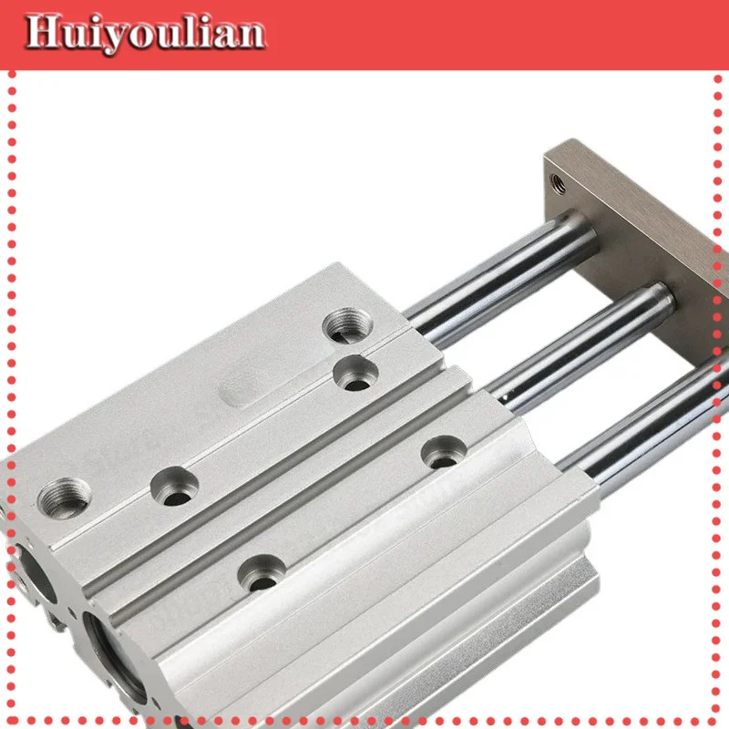 MGPM25-20 Adjustable Three-rod Three-axis Cylinder with Guide Rod MGPM12/16/20/25 - 10-20-30