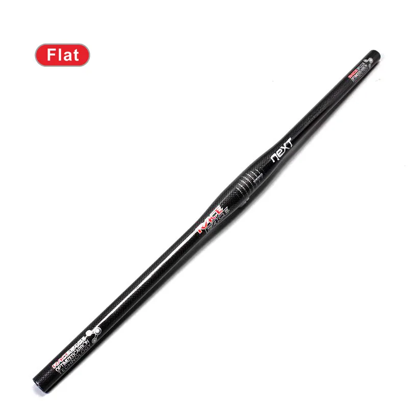 Race Face NEXT 3K Glossy Carbon Handlebar Flat/Rise Bicycle Handlebar Mountain Bike 31.8*600/620/640/660/680/700/720/740/760mm