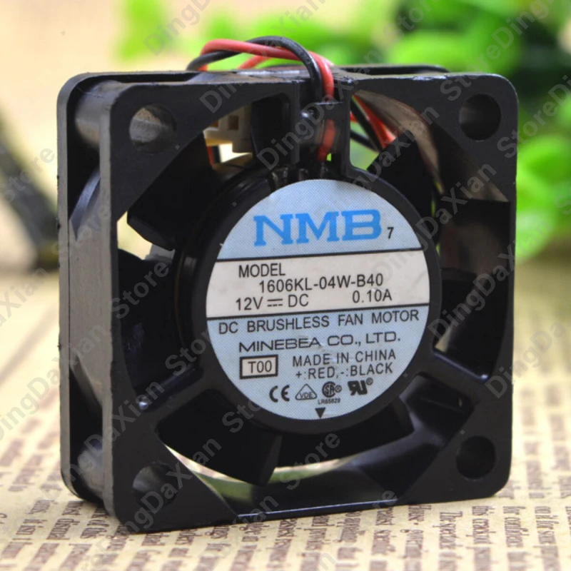 

l 1PCS For NMB 1606KL-04W-B40 | 12V 0.10A | 4CM | Mute Industrial Chassis Fan