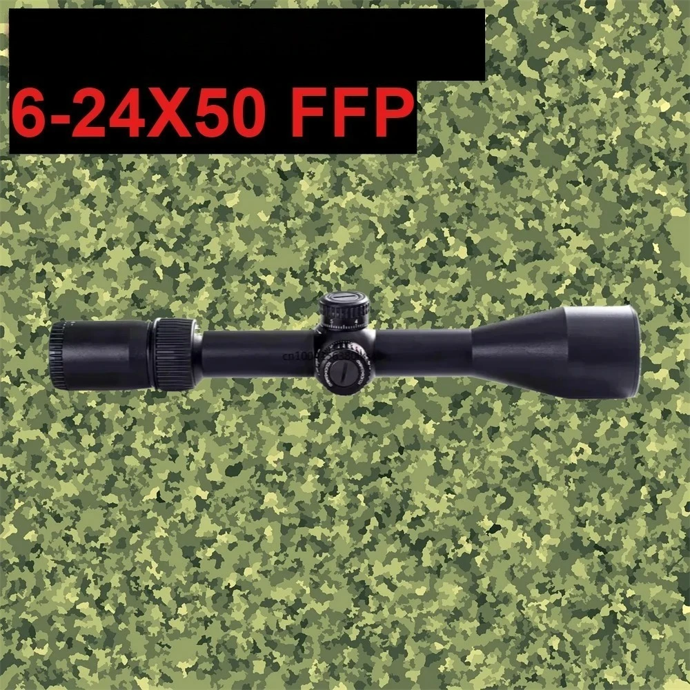 الصيد البصريات الأصلية التكتيكية 6-24X50 الطائرة البؤرية الأولى (FFP) Riflescopes EBR-2C(MRAD) شبكاني 30 مللي متر نطاق الأنبوب #2