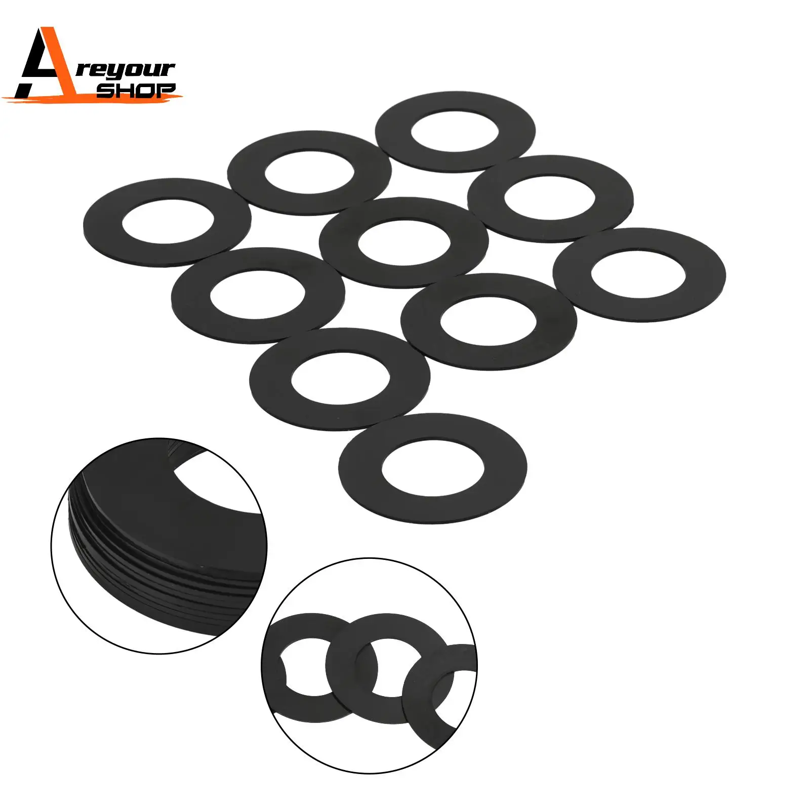 Areyourshop Bucket Pin Shim Kit 45mm for Cat Kubota Deere Komatsu Excavator And Skid Steer