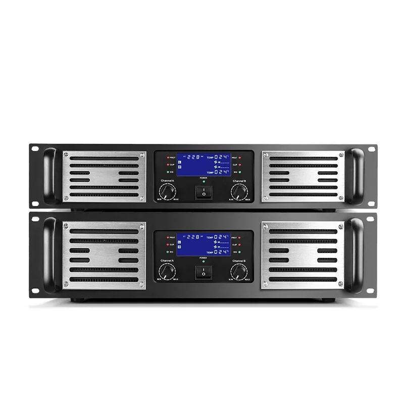 Post-Level Power Amplifier Stage Performance Sound High-Power Amplifier Dual-Channel Audio Equipment