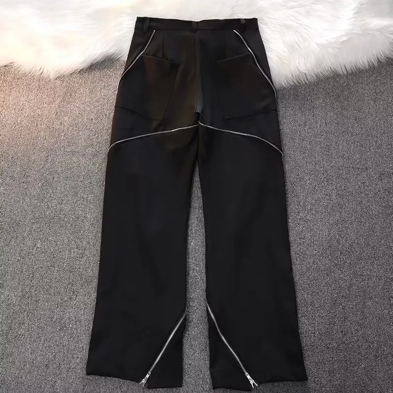 

Plus Big Size Tressed Man Suits Pants Draped Fluid Slim Fit Trousers for Men Korean Reviews Many Luxury Stylish Classic Cheap Up