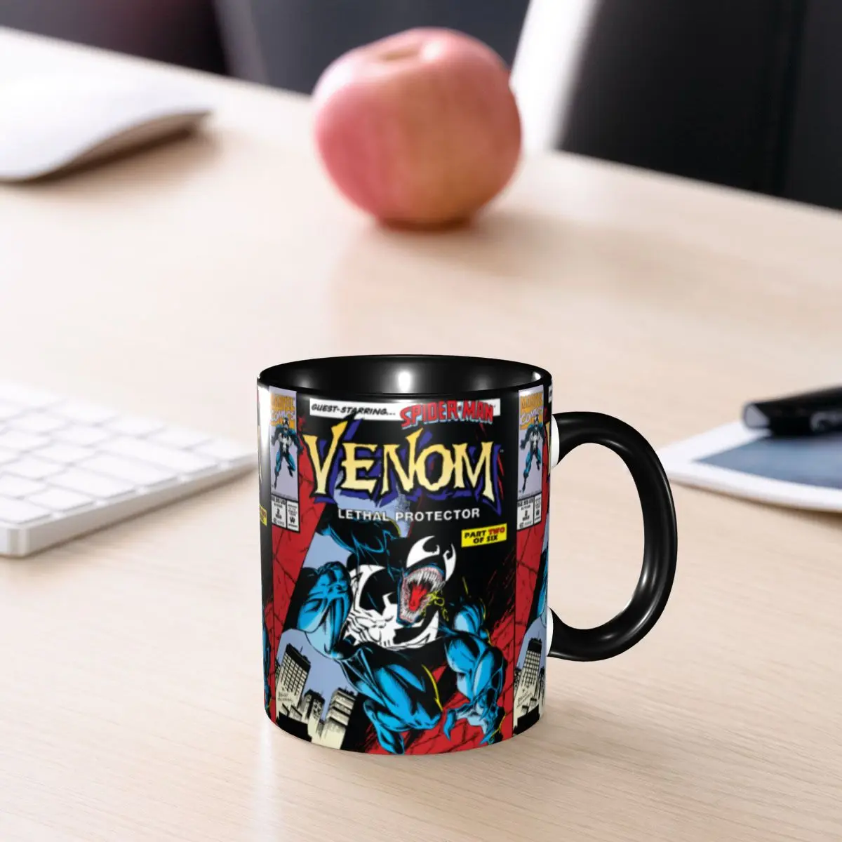 Venom Lethal Protector Copertina comica Accessori Tazza regalo per bambini Tazza Kawaii