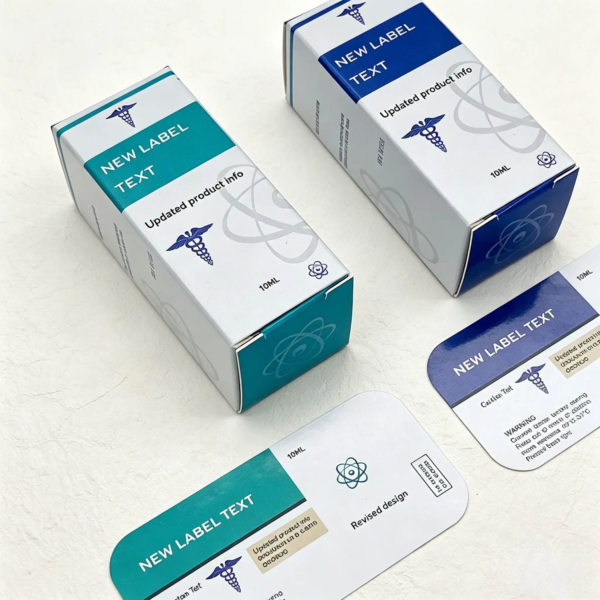 Strong Adhesion Vinyl Peptide Stickers for 3ml-15ml Vials,Custom Waterproof Labels for Peptide Powder