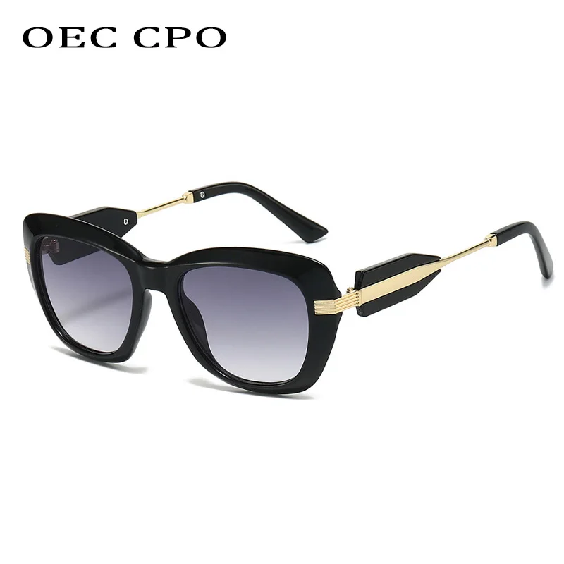 

OEC CPO Retro Square Sunglasses Women Brand Designer Fashion Gradient Trending Sun Glasses Female Shades UV400 Eyewear