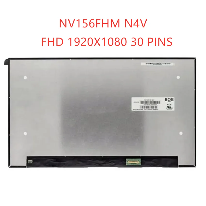 

15.6'' NV156FHM-N4V Laptop LCD Screen 1920*1080 EDP 30 Pins FHD 60Hz Replacement Display Panel NV156FHM N4V