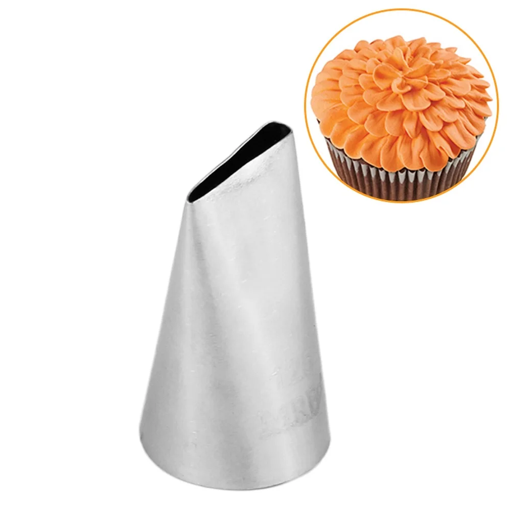 

(20pcs/Lot) MRF High Quality Stainless Steel 18/8 Medium Cake Decorating Petal Icing Nozzle #125