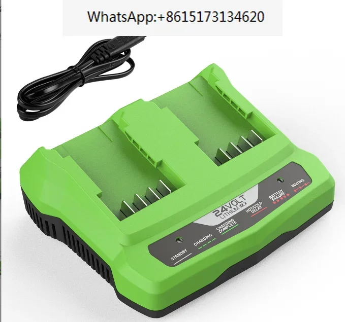 29687 Li-ion Battery Charger For Greenworks 24V Rechargeable Chainsaw Lithium Battery Electric Tool Wrench Drill Saw