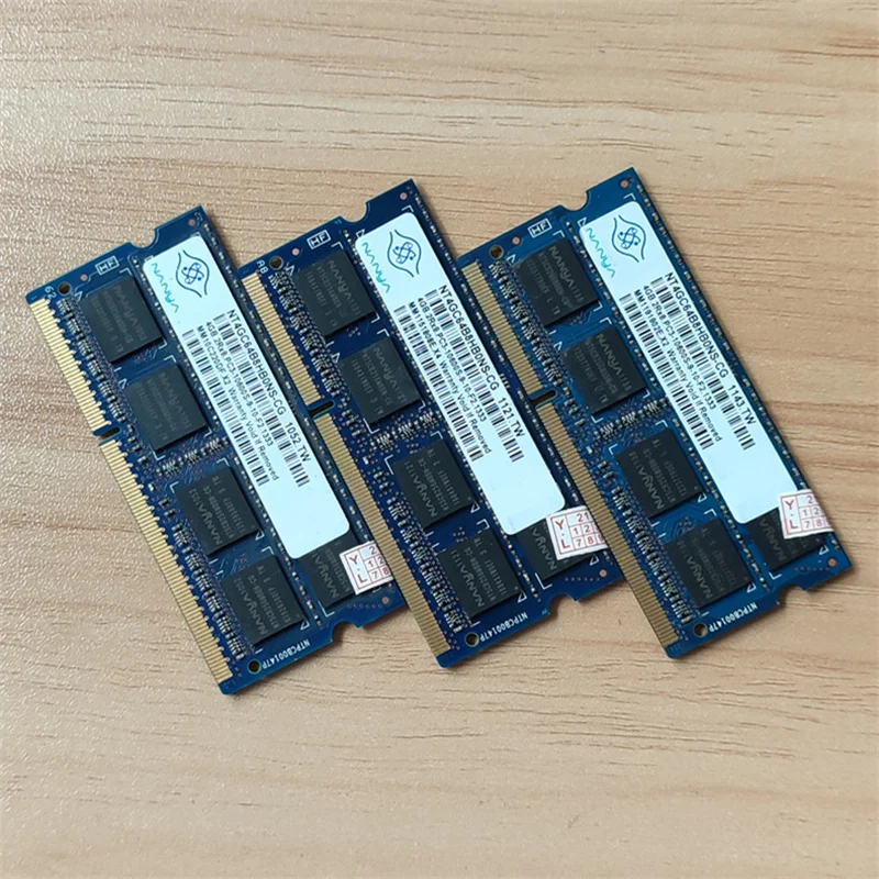 Nanya rams ddr3 4gb 1333mhz laptop speicher ddr3 4gb 2 rx8 PC3-10600S 204pin sodimm notebook 1,5 v
