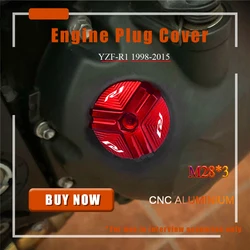 Engine Oil CUP FOR YAMAHA YZF-R1 1998 1999 2000 2002 2003 2004 2005 2006 2007 2008 2009 2010 2011 2012 CNC Oil Filler Cap Screws