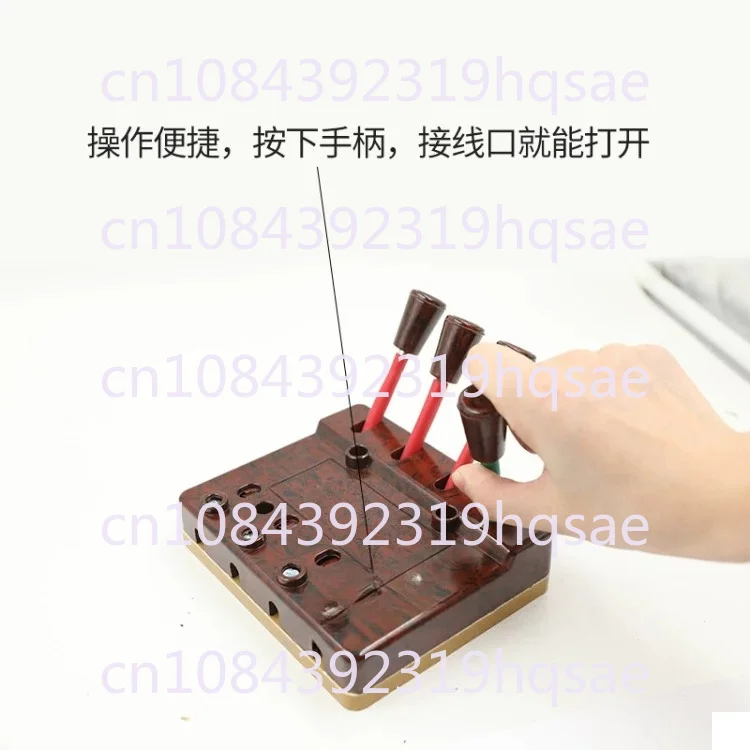 XDY-11 Welding Machine Quick Connector, Terminal Block Test, Wire Clamp, and Parallel Connector 60A