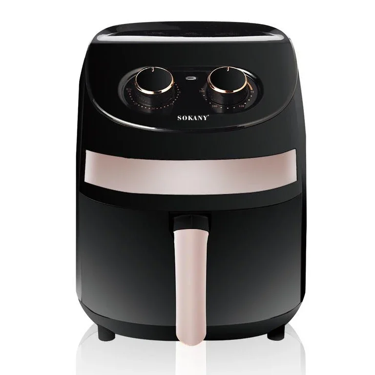 SOKANY Freidora de aire eléctrica Freidora automática sin aceite Freidora de aire Freidora de grasa profunda para patatas fritas caseras