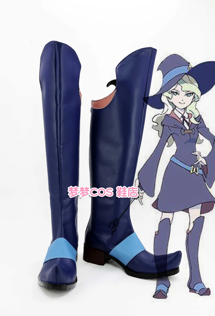 

Маленькая ведьма Академия Диана Кавендиш Обувь для косплея Сапоги Обувь в стиле аниме на заказ