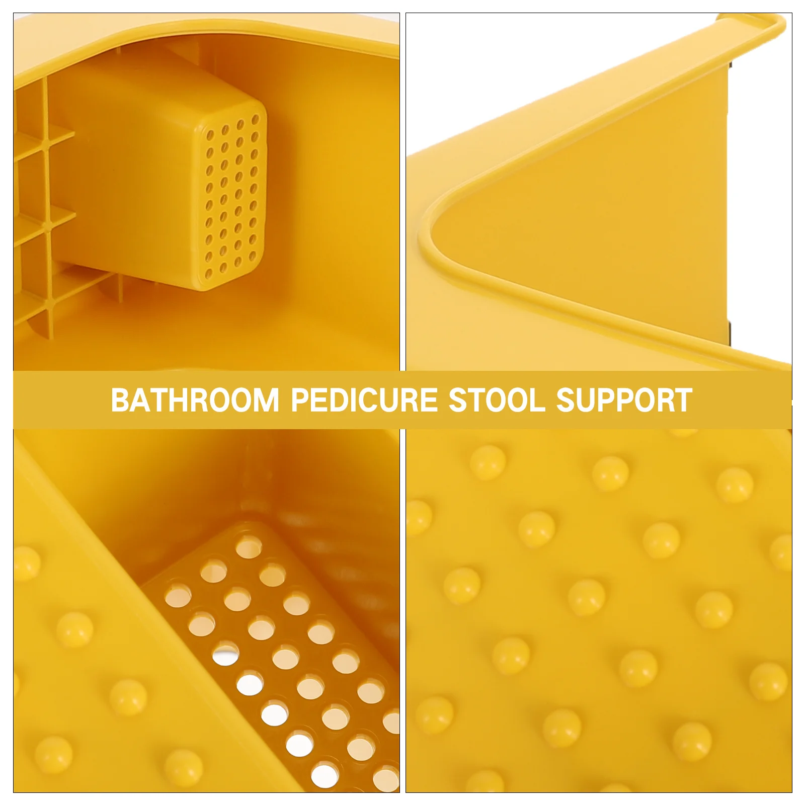 

1Pcs Bathroom Footstool Strong Load-Bearing Pedicure Support Ideal for Foot Care Salon Multi-Functional Small Foot Stand