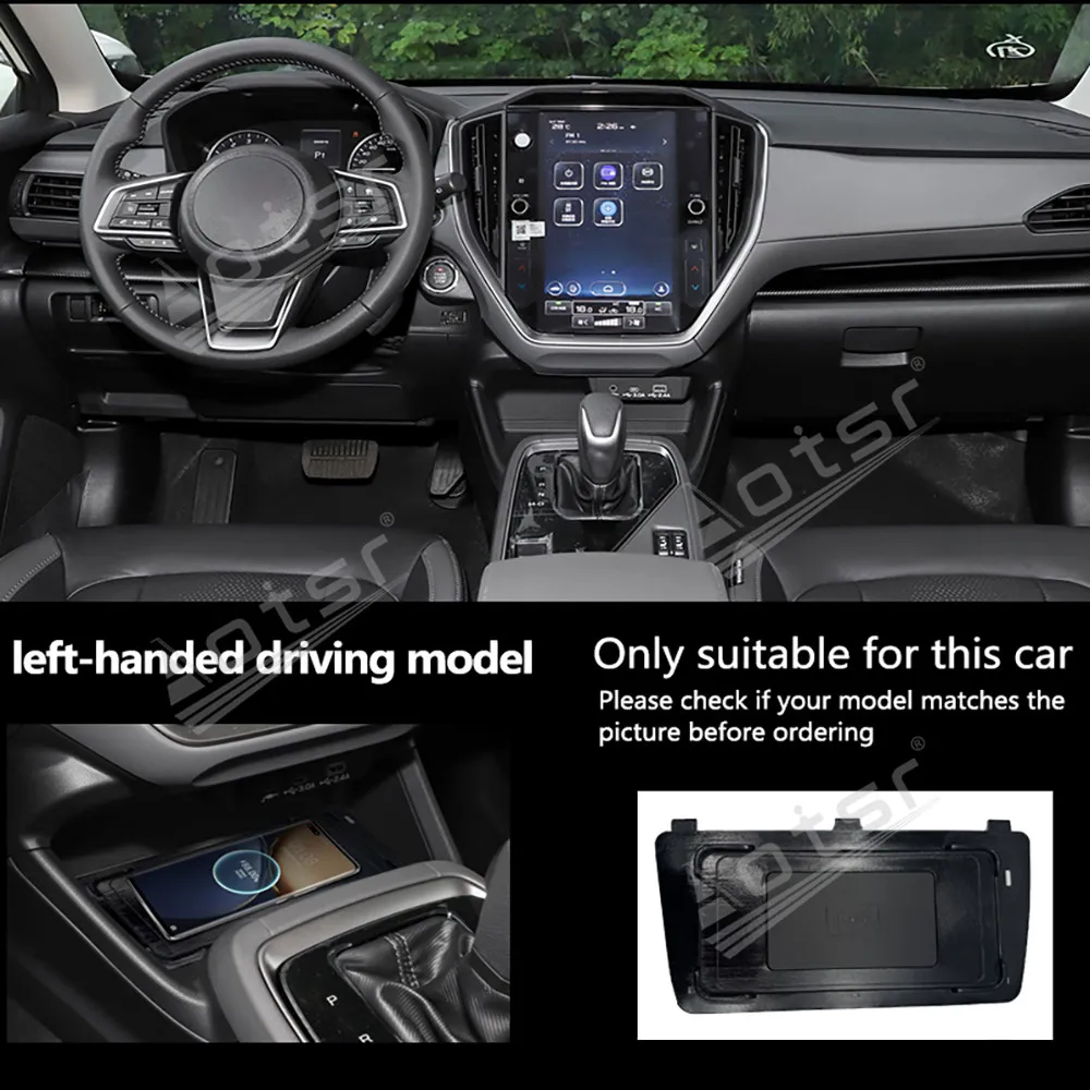 لسوبارو Crosstrek 2024-2025 ملحقات وحدة التحكم المركزية لوحة شاحن لاسلكية وحدة ترقية ذكية للسيارة 2025 منتج جديد