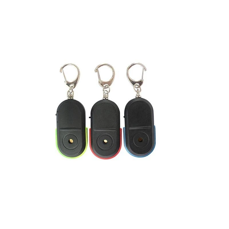 91AC مصباح LED صافرة الصافرة لمكتشف المفتاح لتوحيد مفاتيح محدد موقع Anti-Lost لـ Key Finder الأليفة