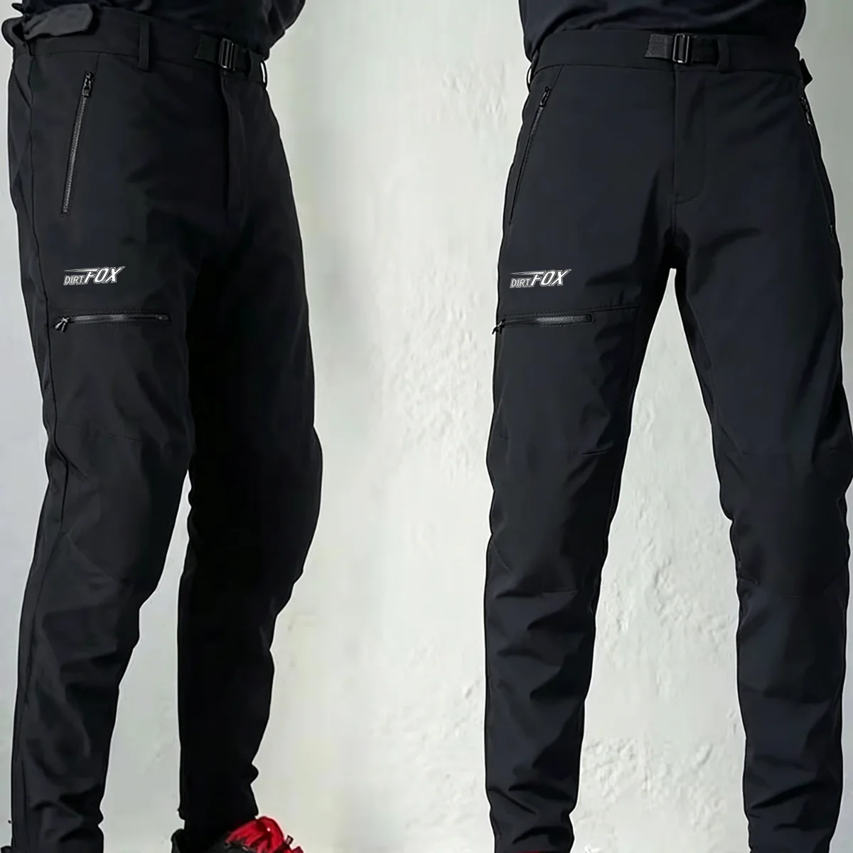 DIRTFOX Cycling Long Pants Men Mtb Bicycle Trousers Motocross Mountain Bike Clothing Outdoor Running Fishing Hiking Sports Pants