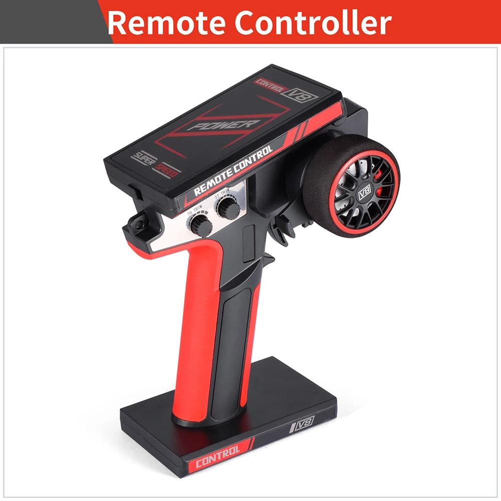 WLtoys 1/12 124008   RC รถอะไหล่ Servo USB Charger โช้คอัพรีโมทคอนโทรล Brushless ESC มอเตอร์ยางแบตเตอรี่