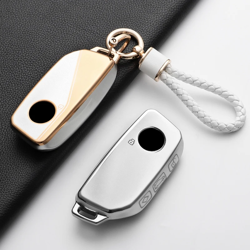 

New Soft TPU Car Key Cover Case For BMW i7 X7 G07 LCI iX I20 X1 U11 7 Series G70 G09 XM U06 G81 M3 Keyless Keychain Accessories