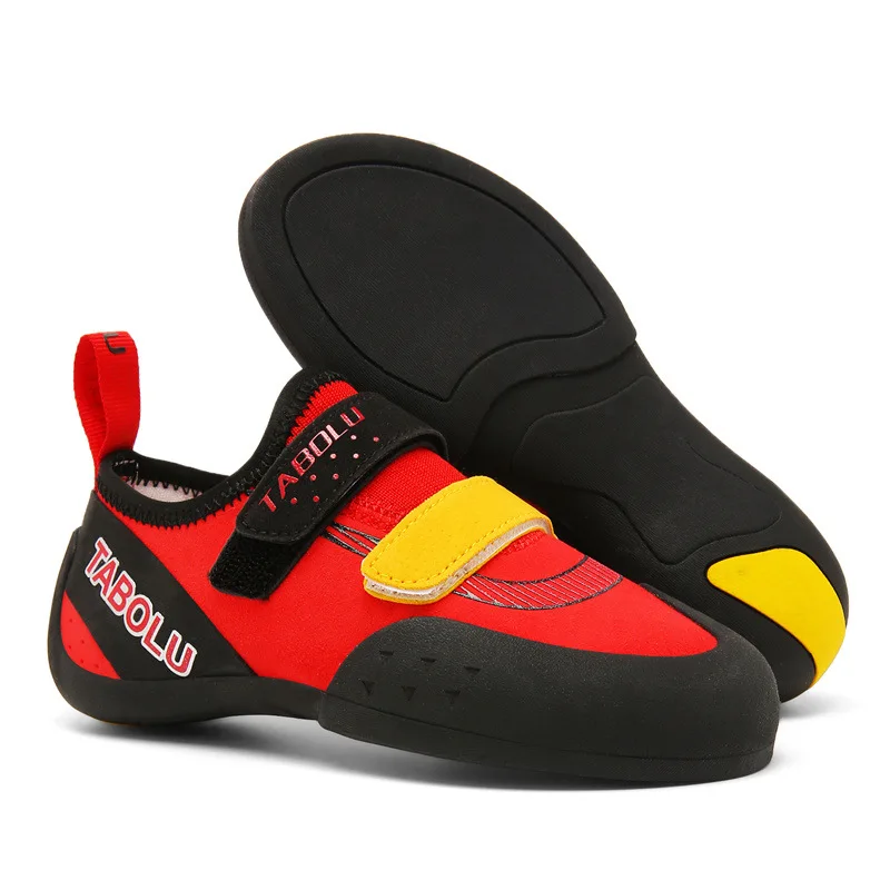 Professional Rock-Climbing Shoes Indoor Outdoor Children Climbing Shoes Beginners Entry-level Rock-Climbing Training Shoes