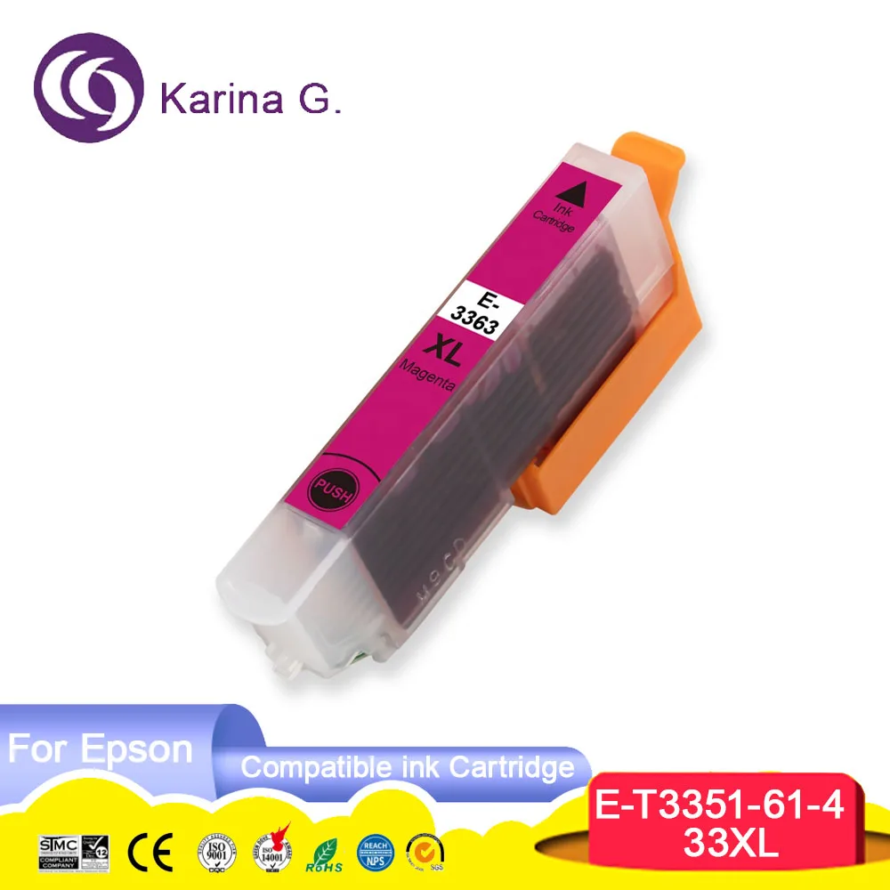 33XL T3351 T3361 - T3364 Compatible ink cartridge for Epson XP-530 XP-630 XP-635 XP-830 XP-540 XP-640 XP-645 XP-900 etc.