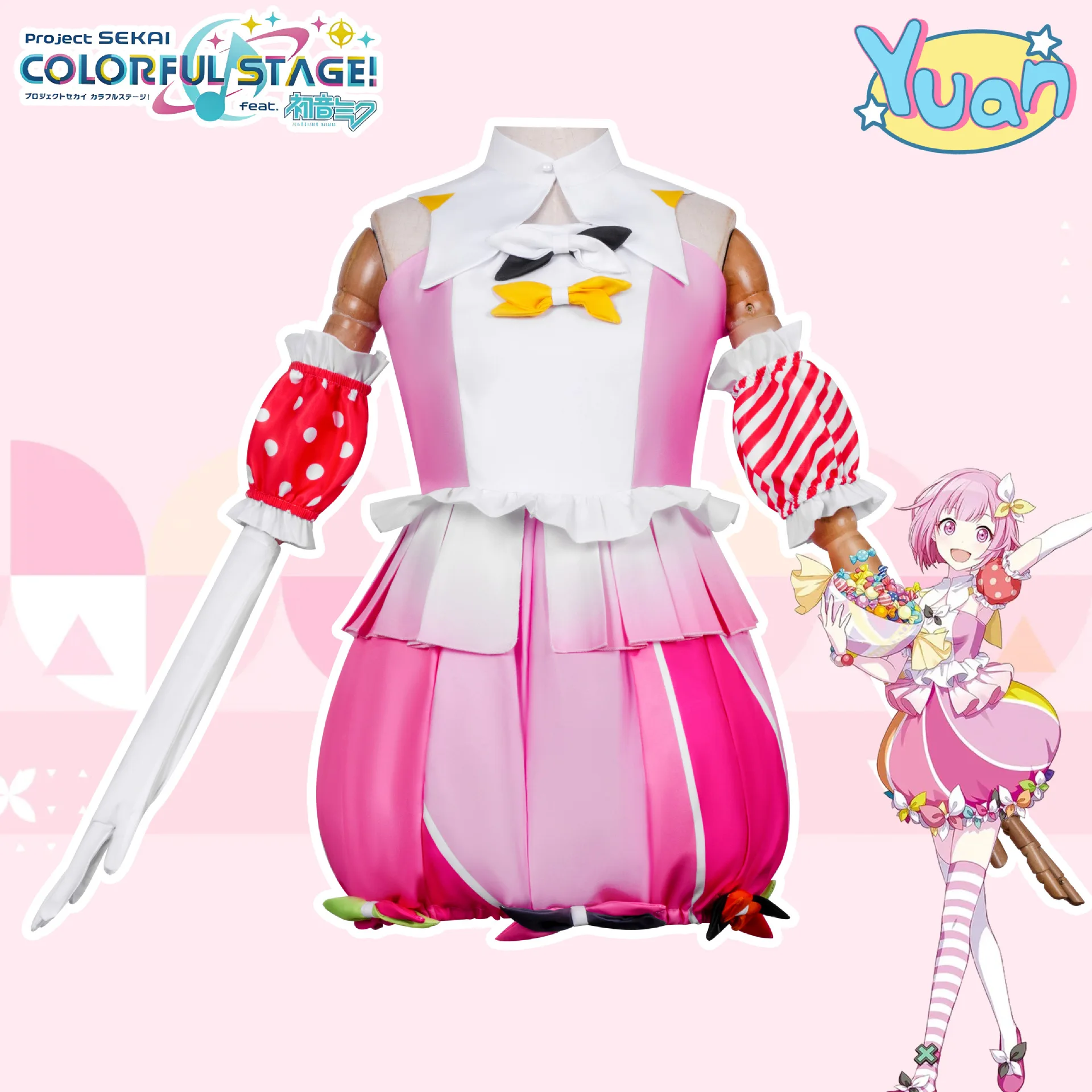 

Милый костюм для косплея, красочный сценический наряд, аниме-костюм Фэн Сяомэн, женский комплект для косплея в стиле аниме