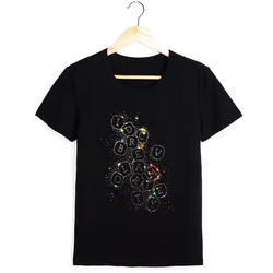 korean popular clothes letters print diamond hot sale summer clothes T-shirt short sleeve cotton tees shirt loose Woman clothing