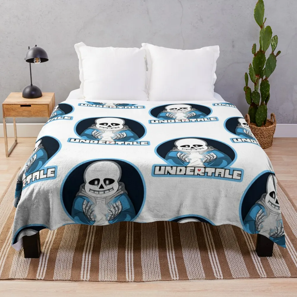 Sans' soul (logo version) Throw Blanket Luxury Throw Cute Plaid Plaid on the sofa Blankets