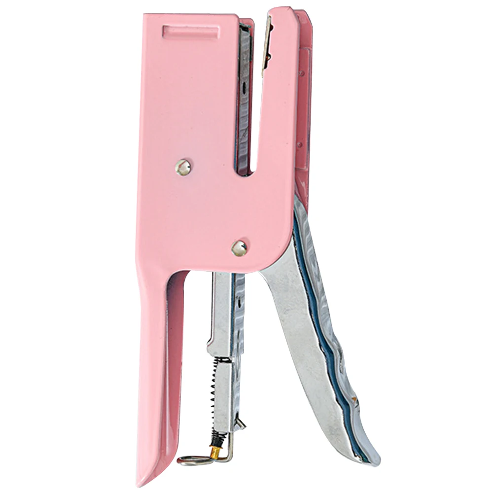 

Handheld Metal Stapler Compact Professional Paper Tool Multi Function File Binder Office Accessory Reusable Household Daily Use