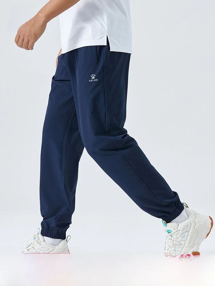 men's-woven-sports-pants-summer-new-elastic-trousers-running-training-long-trousers-comfortable-breathable-polyester