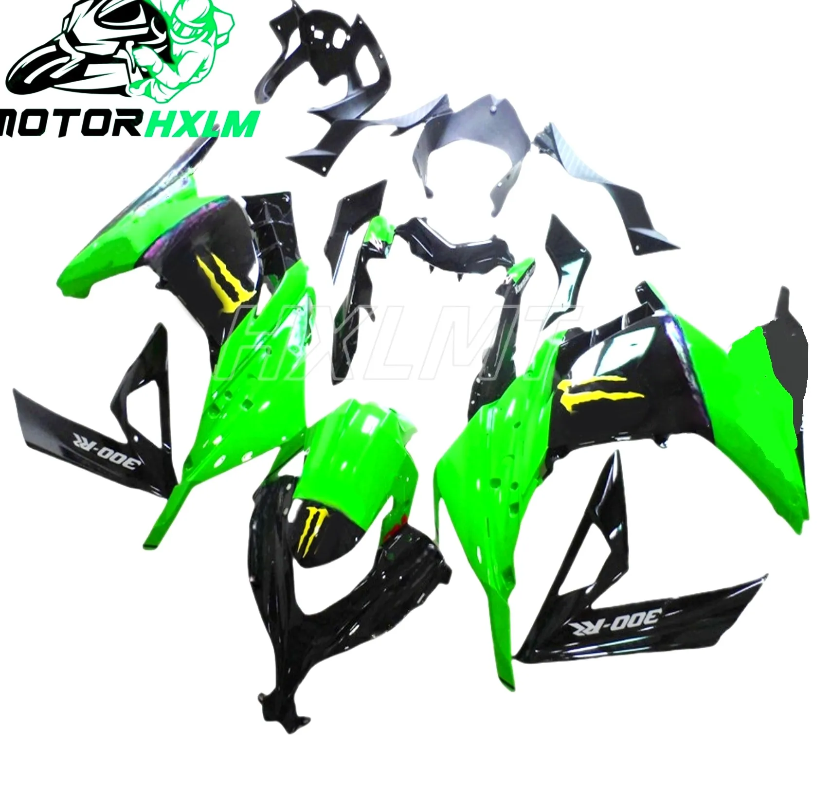 New ABS Fairing Kit - New ABS Motorcycle Fairing kits For Kawasaki ninja 300 2013 2014 EX300 ZX300R fairings kit set