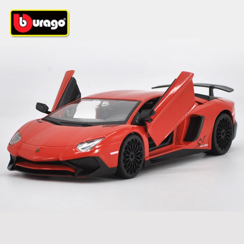 

Bburago 1:24 Lamborghini Aventador LP750-4 SV Alloy Sports Car Model Diecast Metal Toy Car Model Simulation Collection Kids Gift