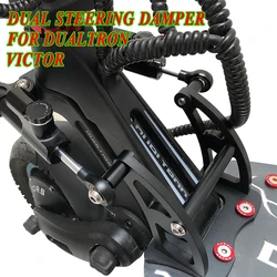 For Dualtron Victor Luxury Thunder II Scooter 2PCS Dual Directional Steering Damper Kit Damper Assembly Anti-vibration