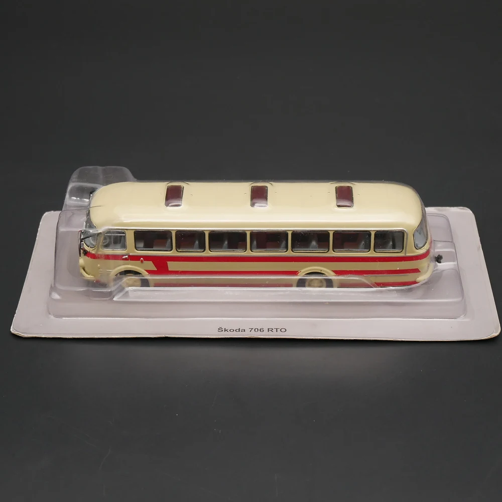 

Diecast IXO/IST 1:72 Scale Skoda 706 RTO Skoda Bus Czech Bus Bus Model Alloy Car Model Collectible Toy Gift Souvenir Display