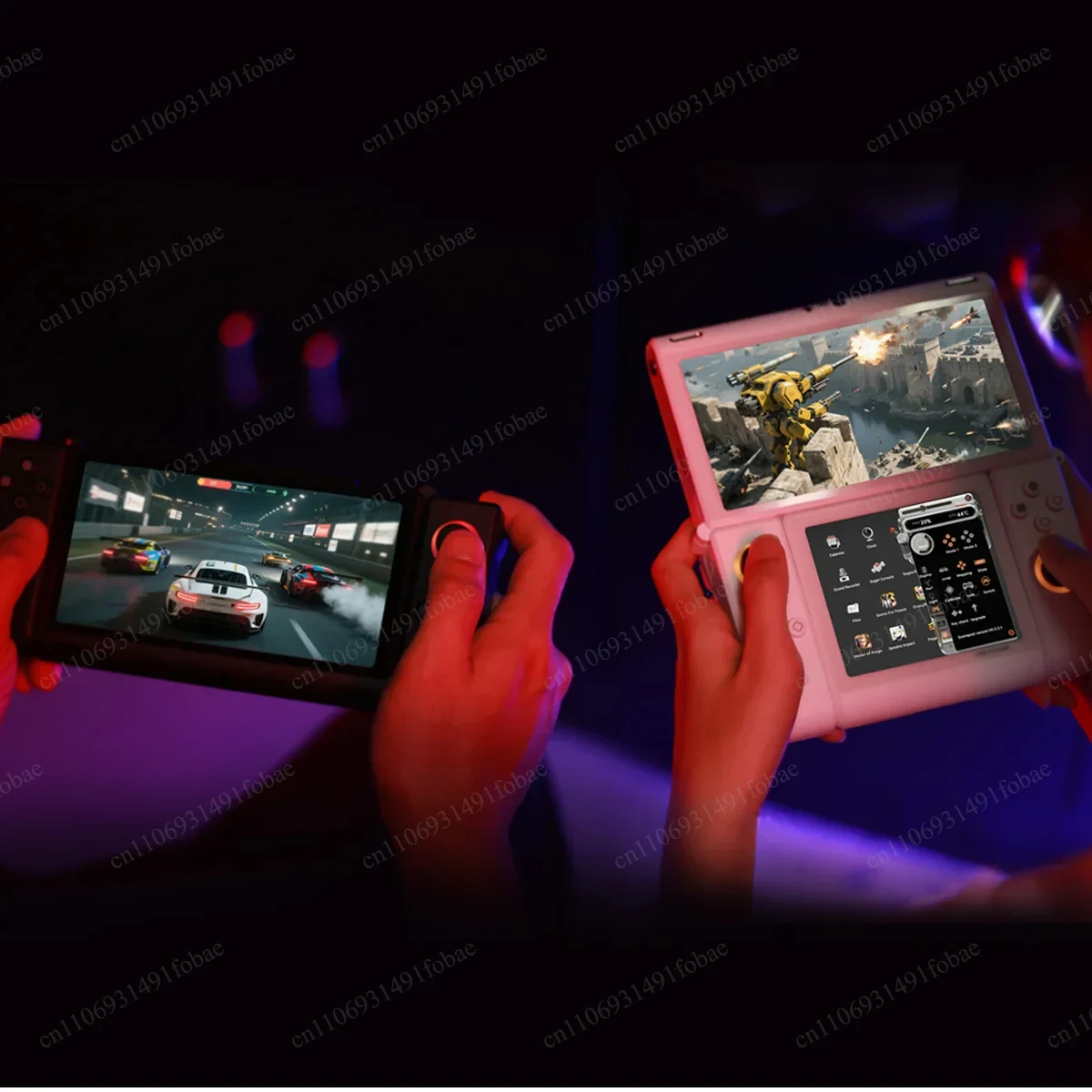 Dual Screen Transformable Foldable Handheld Gaming Console G3 Gen3 Processing Chip 16GB 512GB Portable Game Player