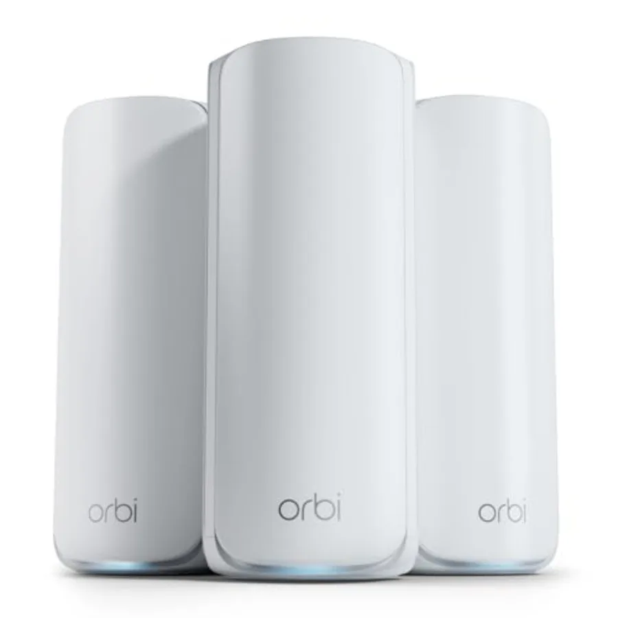 

Сетевая система Orbi 770 Series Tri-Band WiFi 7 Mesh RBE773 - роутер + 2 спутниковых удлинителя, функции безопасности, скорость до 11 Гбит/с, покрытие до 11 Гбит/с