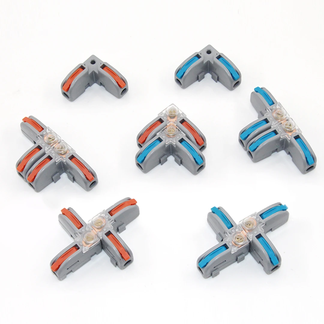 

1/5/10 PCS Quick Wire Connectors Push-In Splicing Terminal Block Conductor Mini Wire Splitte Cable Led Light Conector