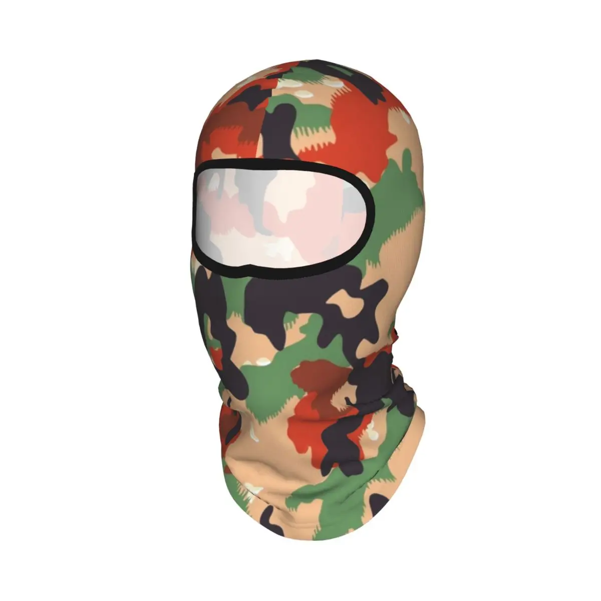 Swiss Army Camouflage Breathable Thin Balaclava Full Face Mask Sun Protection Neck Gaiter For Motorcycle Fishing Outdoor
