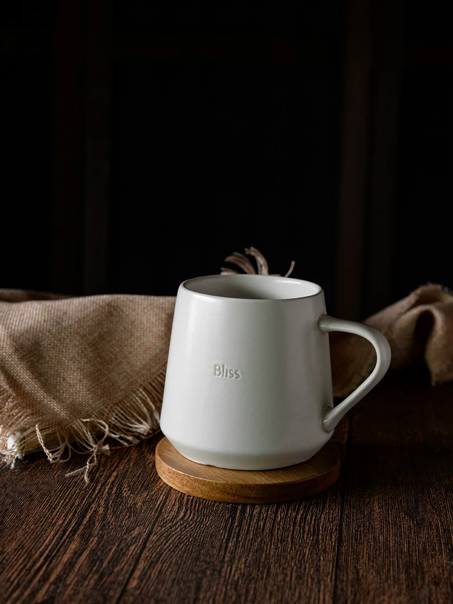 

Retro Sle Cerc Coffee Mug Simple Design Printed Letter White Cup College Sle Coffee Cup Tee Decades Home Decor