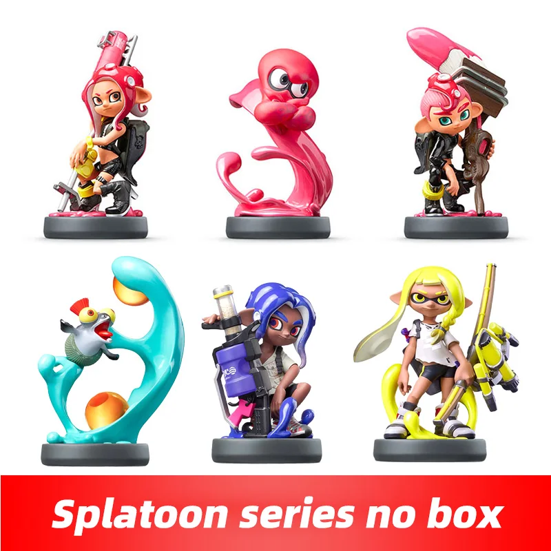 ARTSWIFT Figura Amiibo Splatoon3 Pearl Marina 2Pack Inkling Yellow Blue Smallfry Octoling 3 Pack Original Sem Bloqueio Regional Para NS