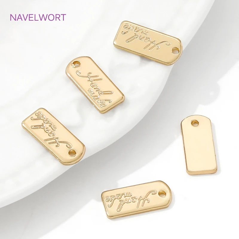 KC Gold Color Small Extension Chain Tag Charms For Jewelry Making,Charms For Jewelry,DIY Bracelet Necklace Making Accessories view 2