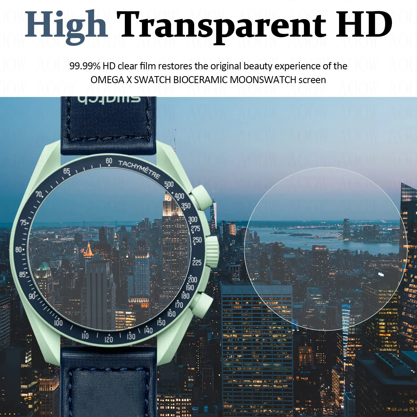 5 قطعة واقية للشاشة لأوميغا X سواتش MoonSwatch حزام (استيك) ساعة لينة واضحة HD بولي TPU غطاء كامل خدش هيدروجيل فيلم وليس الزجاج