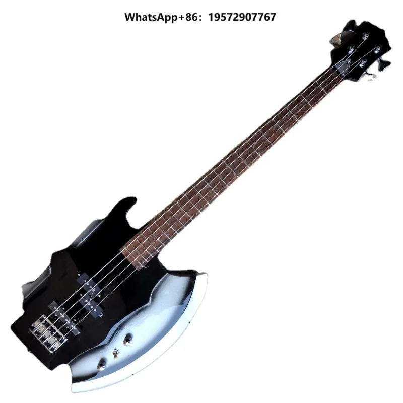 Wholesale Electric Bass Guitar Axe Shape Bass 4 Strings Bass Guitar