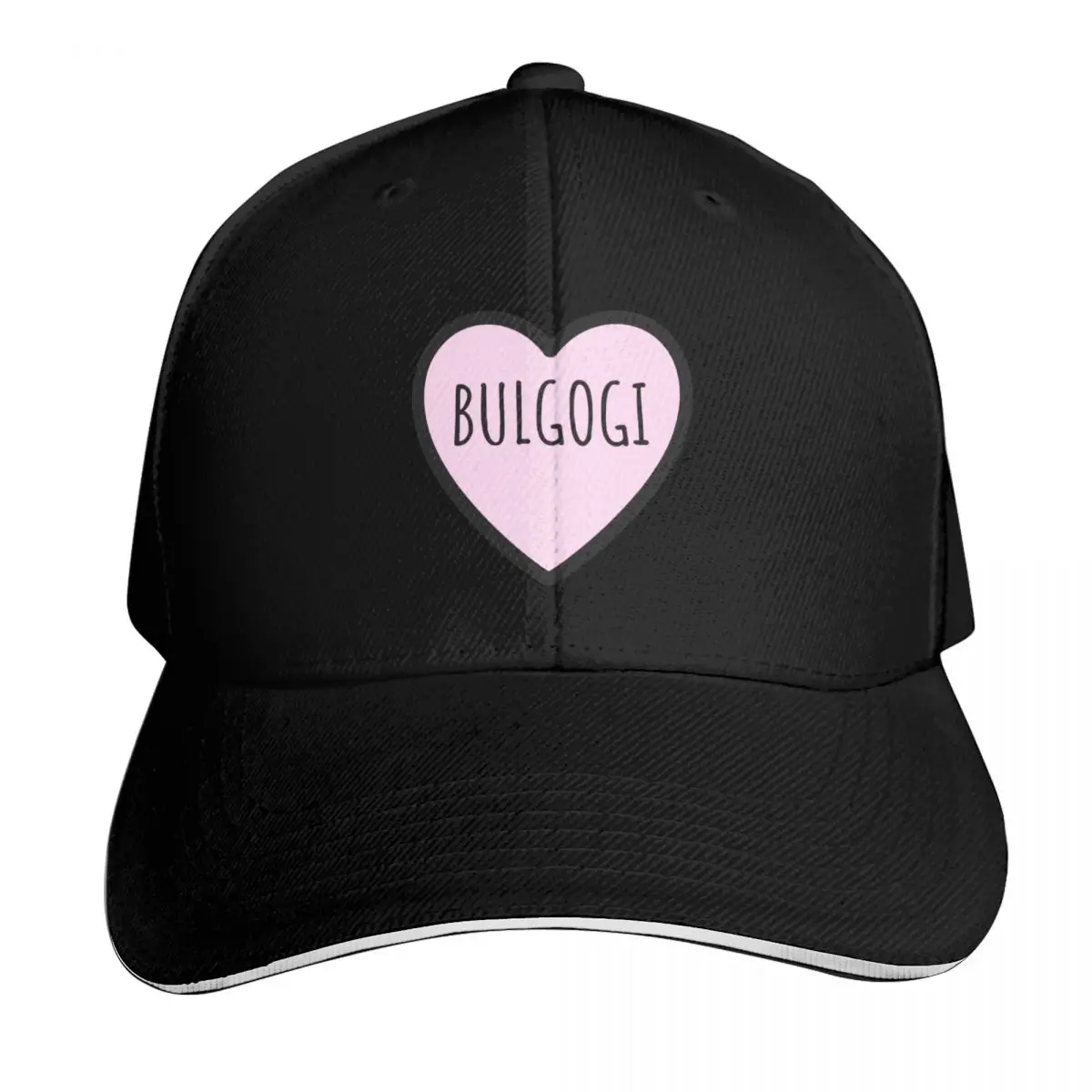 

Bulgogi Heart Baseball Cap Designer Hat winter hats for men Military Cap Man Beach Baseball For Men Women's