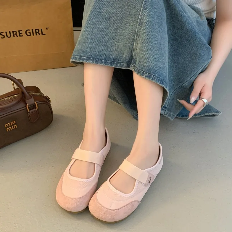 

Женские дышащие балетки на плоской подошве Zapatos Mujer, повседневные неглубокие лоферы, модные кроссовки, дизайнерская трендовая прогулочная спортивная обувь