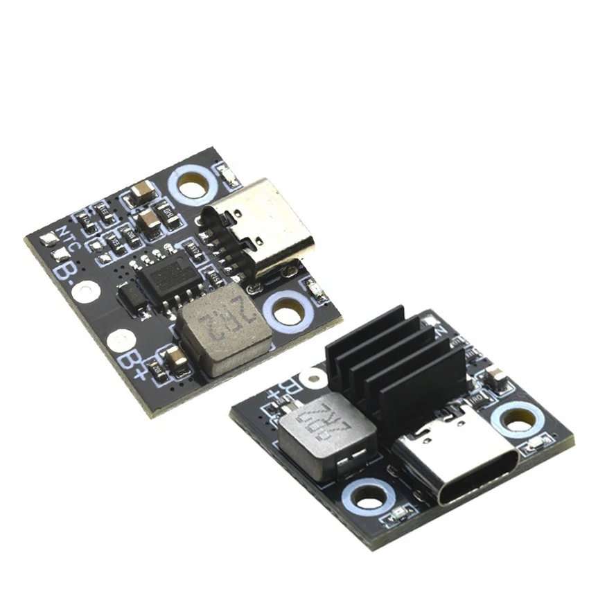 Type‑C 5V Input 1S Li‑ion Battery Charging Module 2.8A / 3.6A Fast Charge Board With NTC Temperature Protection Indicator