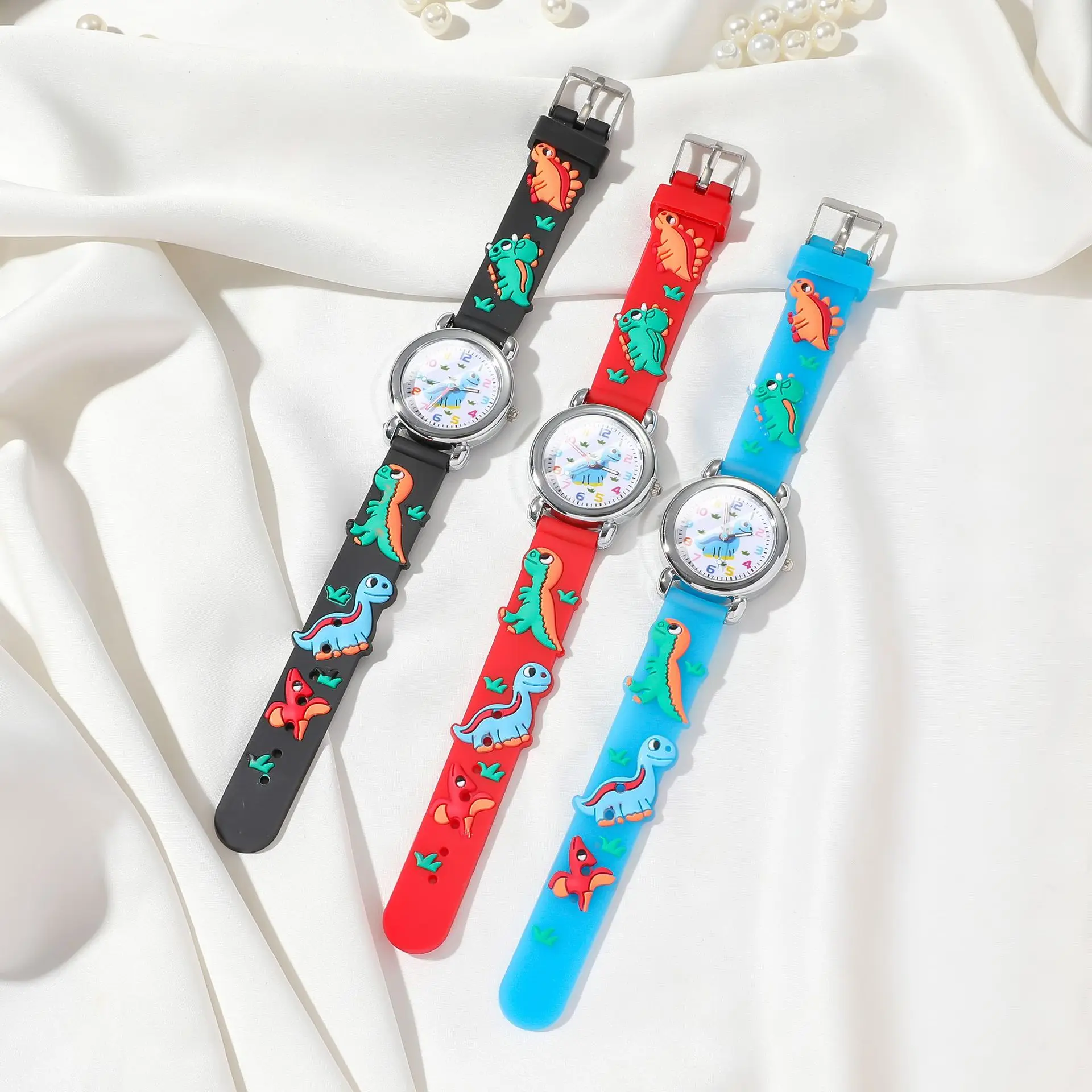 Cute Cartoon Dinosaur Student Quartz Electronic Watch